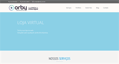 Desktop Screenshot of orby.com.br
